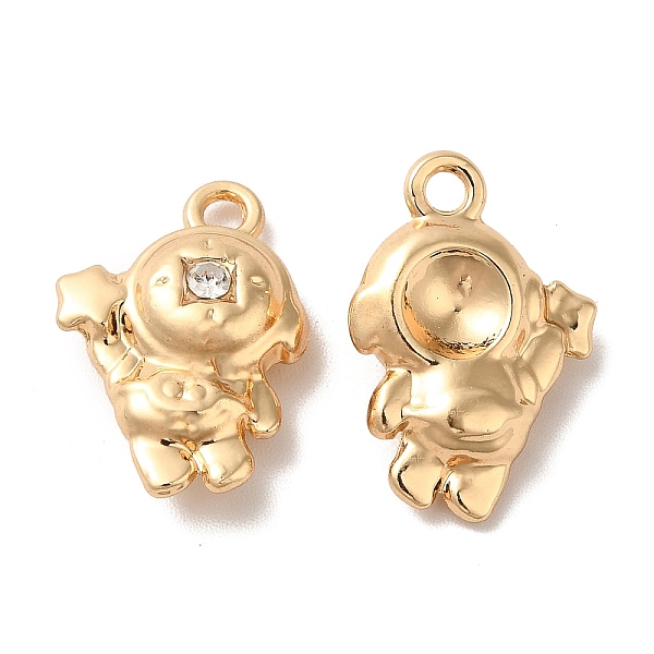 

PandaHall Rack Plating Alloy Pandants, with Clear Glass, Nickel Free, Spaceman with Star Charms, Clear, 17.5x12.5x5mm, Hole: 1.8mm...