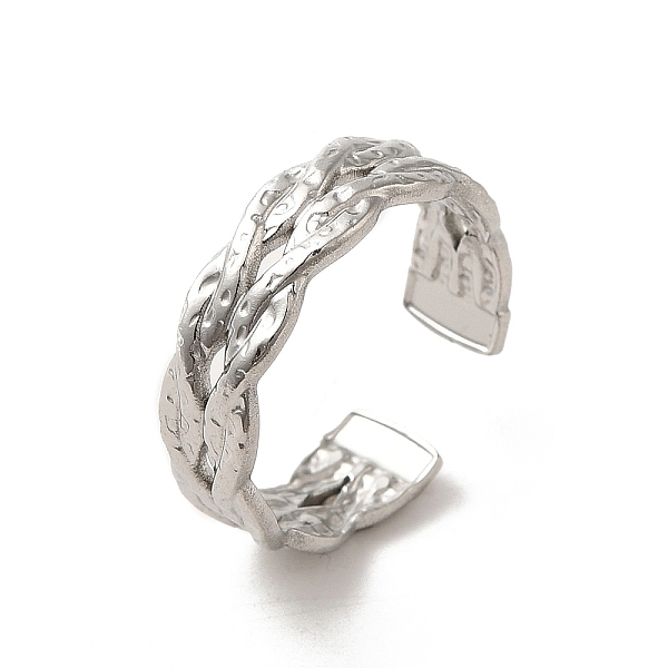 

PandaHall 201 Stainless Steel Finger Rings, Stainless Steel Color, 6mm, Inner Diameter: 17.8mm 201 Stainless Steel Others