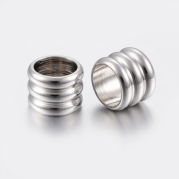 

PandaHall 201 Stainless Steel Beads, Column, Stainless Steel Color, 4.5x4.5mm, Hole: 3mm 201 Stainless Steel Column
