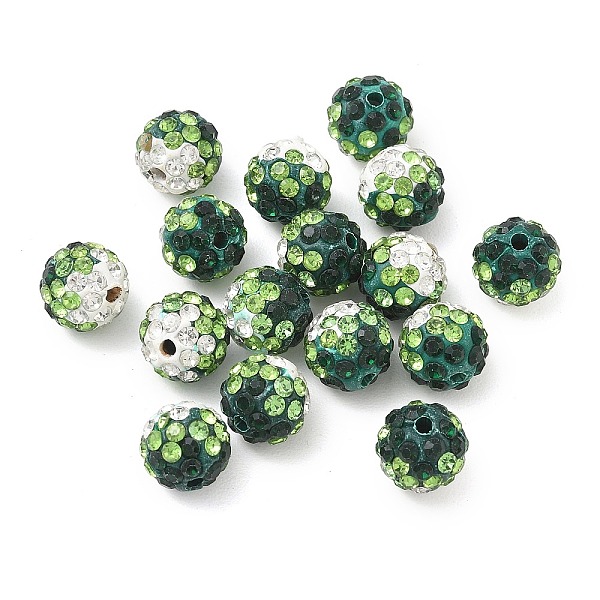 Perles de strass en pâte polymère manuelles