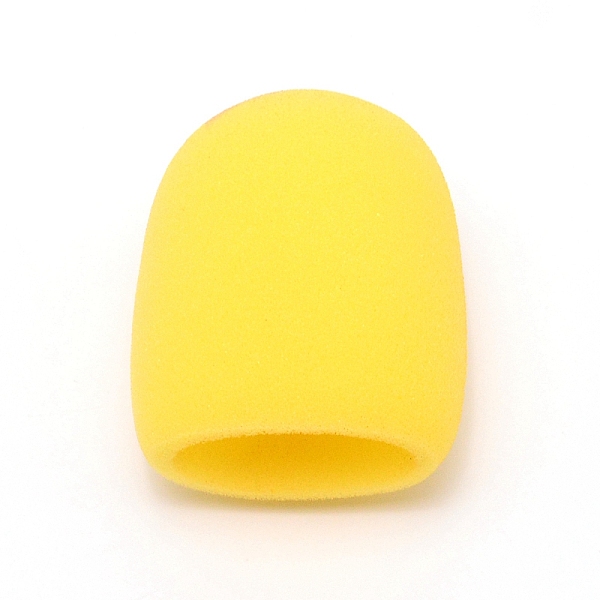 

PandaHall Thick Handheld Stage Microphone Windscreen Foam Cover, Microphone Anti-slip Protective Sponge Sleeve, Audio Accessories, Yellow...