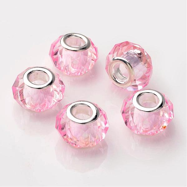 Rondelle Handmade Crystal European Beads Fit Charm Bracelets