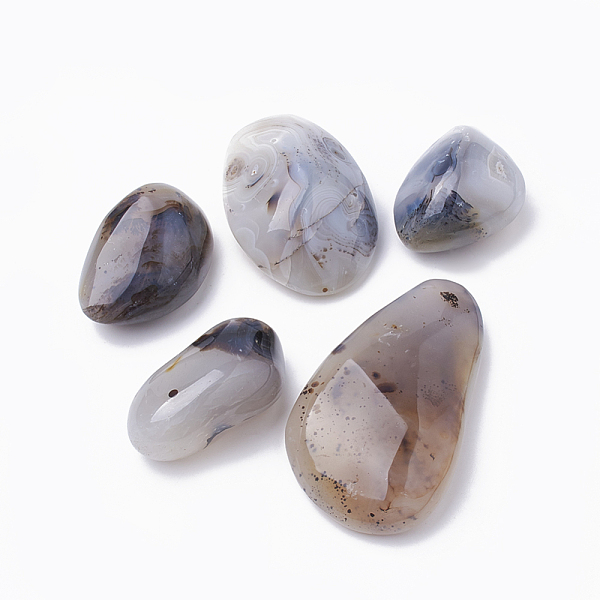 

PandaHall Natural Marine Chalcedony Decorations, Large Tumbled Stones, Healing Stones for Chakras Balancing, Crystal Therapy, Meditation...