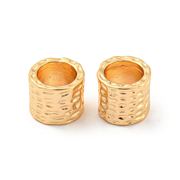 

PandaHall Brass Beads, Large Hole Beads, Column, Real 18K Gold Plated, 13.5x12mm, Hole: 10mm Brass Column