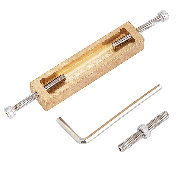 

PandaHall Brass Hot Stamping Mould, Letter Mould, Matte Gold Color, 1.6x8x1.3cm Brass