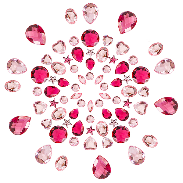 

PandaHall Acrylic Rhinestone Cabochons, Flat Back & Faceted, Acrylic Rhinestone Cabochons, Flat Back & Faceted, Star & Oval & Teardrop &...
