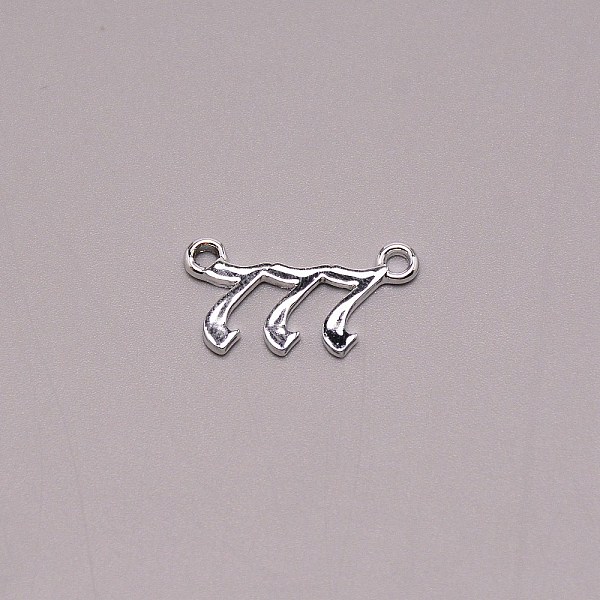 

PandaHall Alloy Pendants, Number, Num.7, 11.5x22x1.5mm, Hole: 2mm Alloy Number