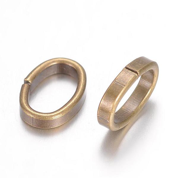 

PandaHall Iron Linking Rings, Oval, Antique Bronze, 10x7x2mm Iron Oval