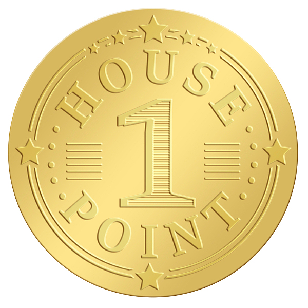 PandaHall Self Adhesive Gold Foil Embossed Stickers, Medal Decoration Sticker, Number Pattern, 50x50mm Metal Number Gold