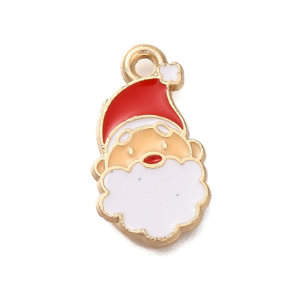 Christmas Theme Alloy Enamel Pendants