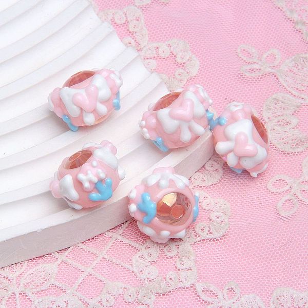 Opaque Acrylic Beads - image