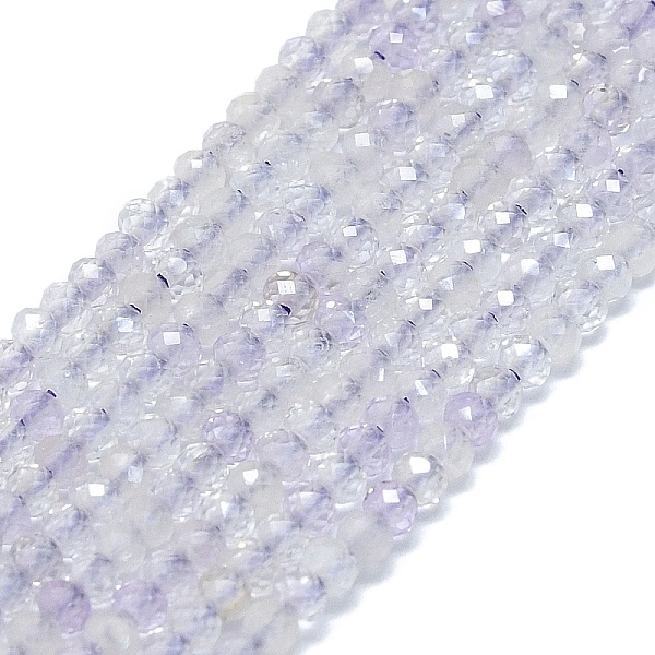 

PandaHall Natural Amethyst Beads Strands, Faceted, Rondelle, 2~2.5x2mm, Hole: 0.5mm, about 223~226pcs/strand, 14.96~15.16 inch(38~38.5cm)...