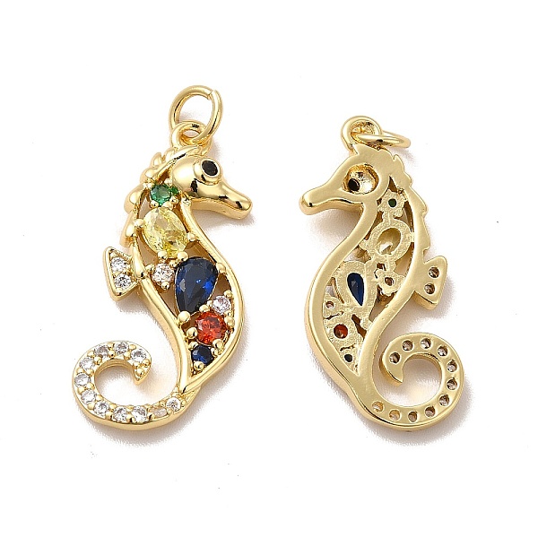 

PandaHall Rack Plating Eco-Friendly Brass Micro Pave Cubic Zirconia Pendants, with Jump Ring, Long-Lasting Plated, Lead Free & Cadmium Free...