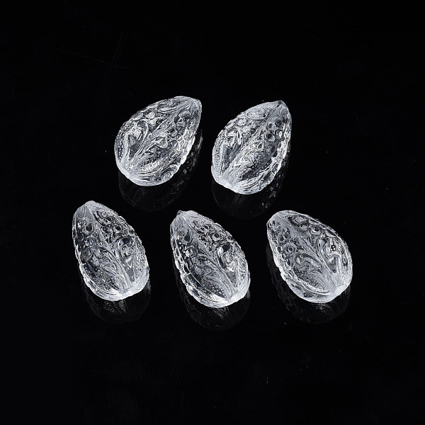 

PandaHall Transparent Acrylic Beads, Teardrop, Clear, 18.5x13x13mm, Hole: 2mm, about 340pcs/500g Acrylic Teardrop Clear
