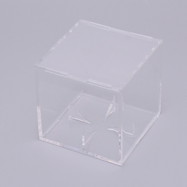 

PandaHall Acrylic Baseball Display Box, Square, Clear, 8.1x8.1x8.1cm Acrylic Clear