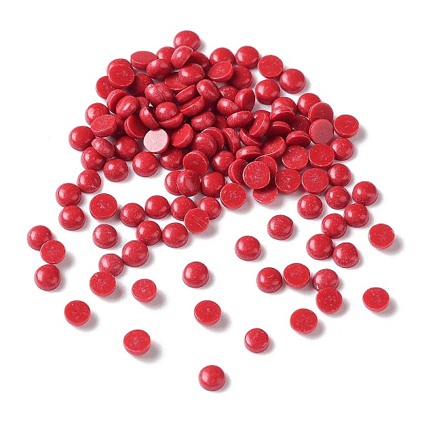

PandaHall Synthetic Coral Cabochons, Dyed, Half Round/Dome, 2x1mm Synthetic Coral Half Round