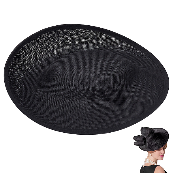 Base fascinator mini sombrero de lino