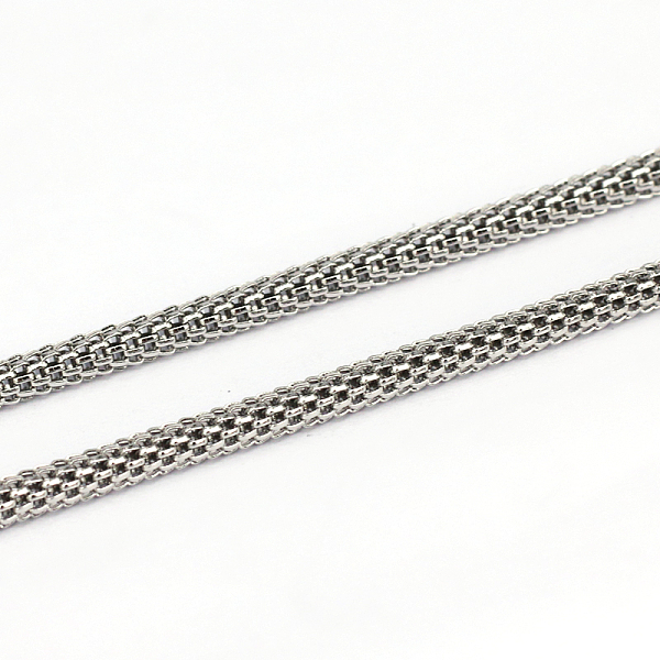

PandaHall 304 Stainless Steel Lantern Chains, Unwelded, Stainless Steel Color, 3.2mm 304 Stainless Steel