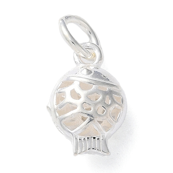 

PandaHall 925 Sterling Silver Hollow Fish Charms with Jump Rings, Silver, 12x8x5mm, Hole: 4mm Sterling Silver Fish