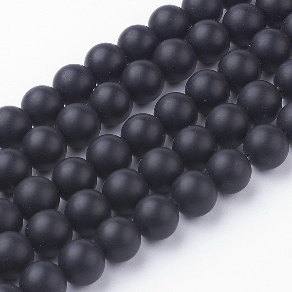 Natural Black Agate… - image
