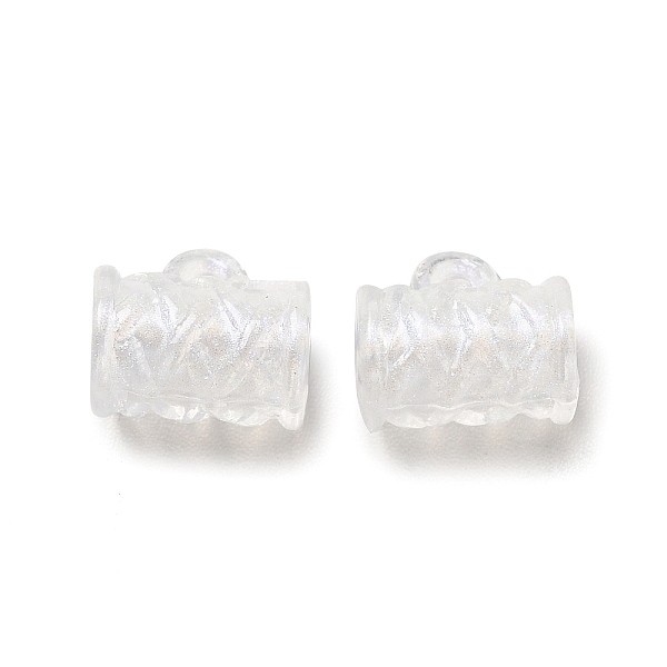 

PandaHall Transparent Acrylic Tube Bails, Loop Bails, Clear, 10.5x10x7mm, Hole: 1.5mm, Inner Diameter: 4mm, about 1940pcs/500g Acrylic Tube...
