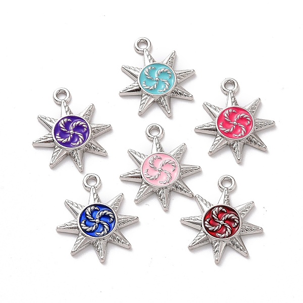 Alloy Enamel Pendants