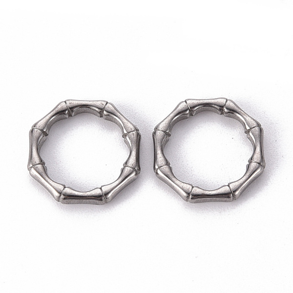 

PandaHall 304 Stainless Steel Linking Rings, Octagon Ring, Stainless Steel Color, 16x15x2.5mm, Inner Diameter: 11mm 304 Stainless Steel...