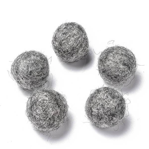 

PandaHall Wool Felt Balls, Gray, 18~22mm Wool Gray