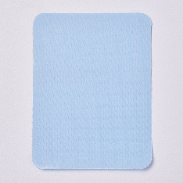 

PandaHall Cloth Fabric Appliques Iron On Patches, For Costume Accessories, Rectangle, Blue, 125x95x0.5mm Cloth Rectangle Blue