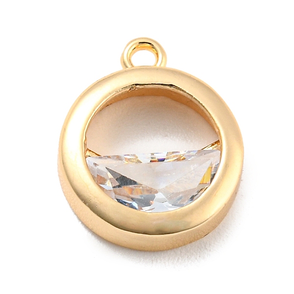 

PandaHall Brass Pave Clear Cubic Zirconia Charms, Flat Round, Real 14K Gold Plated, 12x10x3mm, Hole: 1mm Brass+Cubic Zirconia Flat Round...