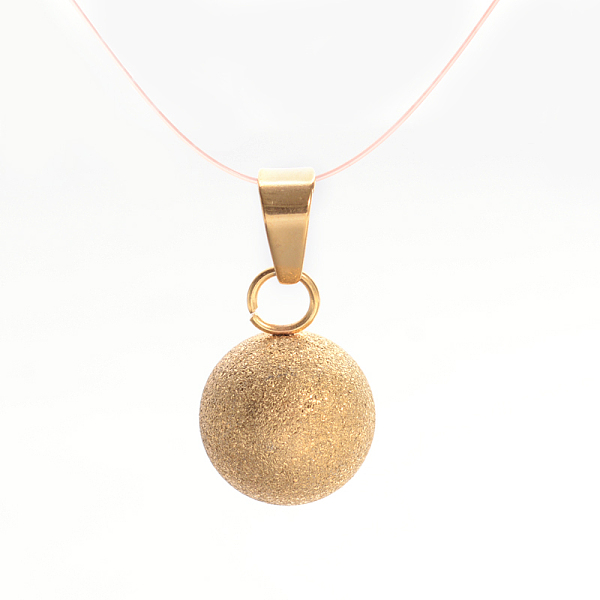 PandaHall Round 304 Stainless Steel Pendants, Textured, Golden, 17x12mm, Hole: 6.5x4mm Stainless Steel Round PandaHall Round 304 Stainless Steel Pendants, Textured, Golden, 17x12mm, Hole: 6.5x4mm Stainless Steel Round
