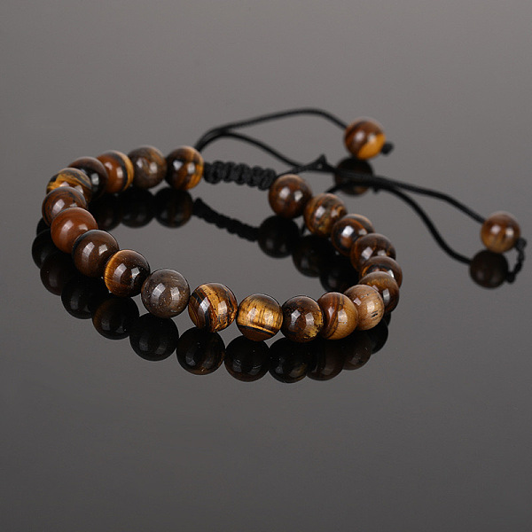 

PandaHall New Colorful Bracelet Black Gallstone Crafts Handmade Handmade Bracelet Colorful Peacock Stone Bracelet Ball Jewelry Natural...