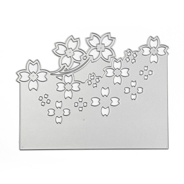 

PandaHall Carbon Steel Cutting Dies Stencils, for DIY Scrapbooking/Photo Album, Decorative Embossing DIY Paper Card, Sakura, Matte Platinum...