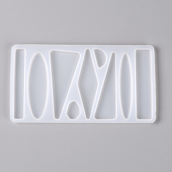 

PandaHall Silicone Molds, Hair Accessories Molds, For DIY Clamp Decoration, UV Resin & Epoxy Resin Jewelry Making, Mixed Shapes, White...