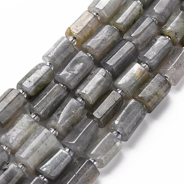 

PandaHall Natural Labradorite Beads Strands, Faceted, Column, 8~11x6~8x5~7mm, Hole: 1mm, about 15~17pcs/strand, 7.28~7.48 inch Labradorite...