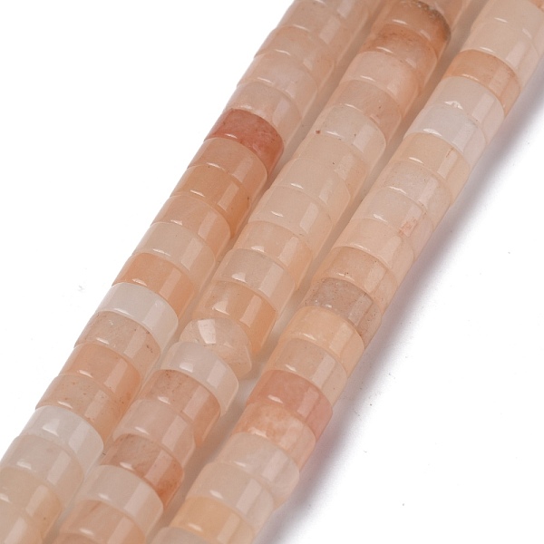 

PandaHall Natural Pink Aventurine Beads Strands, Heishi Beads, Flat Round/Disc, 6x3mm, Hole: 1mm, about 116~119pcs/strand, 14.76~15.74 inch...