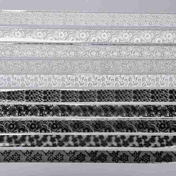 

PandaHall Transfer Foil Nail Art Stickers, Nail Decals, DIY Nail Tips Decoration for Women, Floral Pattern, 2.5cm, 1m/roll, 10rolls/box..., Multicolor