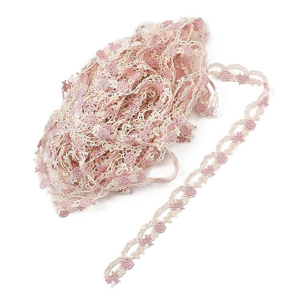 15 Yards Flower Polyester Lace Ribbon
