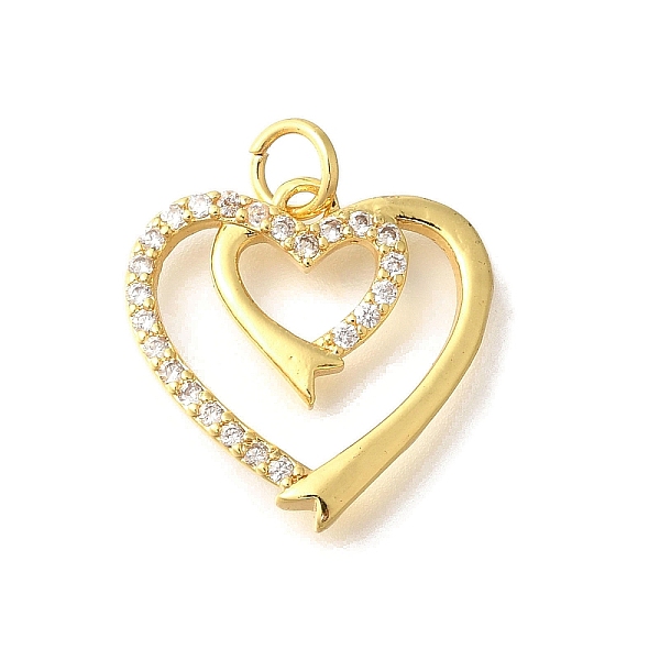 Brass Micro Pave Cl… - image