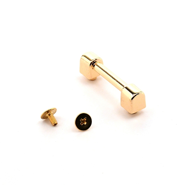 

PandaHall Zinc Alloy Bag Connector Anchor Buckles, with Iron Screw, for Bag Strap Hanger, Light Gold, 3.47x1.1x0.75cm, Hole: 1.8mm, 7x5.5mm...