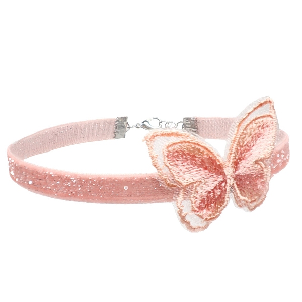 

PandaHall Cloth Choker Necklaces, Light Salmon, 11.81 inch(30cm) Cloth