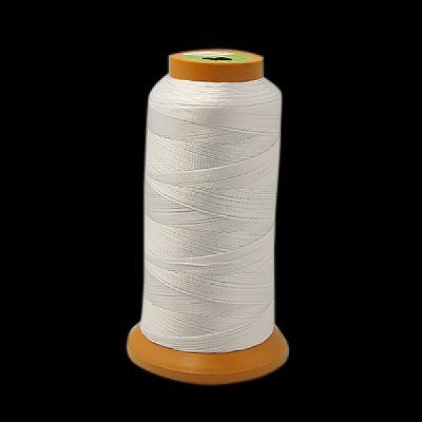 

PandaHall Nylon Sewing Thread, White, 0.3mm, about 410~450m/roll Nylon White