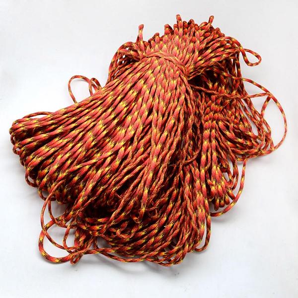 

PandaHall 7 Inner Cores Polyester & Spandex Cord Ropes, for Rope Bracelets Making, Orange Red, 4mm, about 109.36 yards(100m)/bundle...
