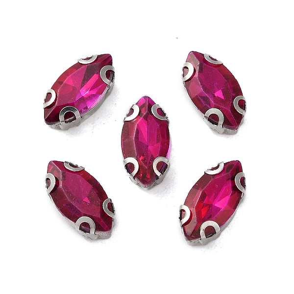 

PandaHall Horse Eye Sew on Rhinestone, Multi-strand Links, Glass Rhinestone, with Stainless Steel Prong Settings, Garments Accessories...