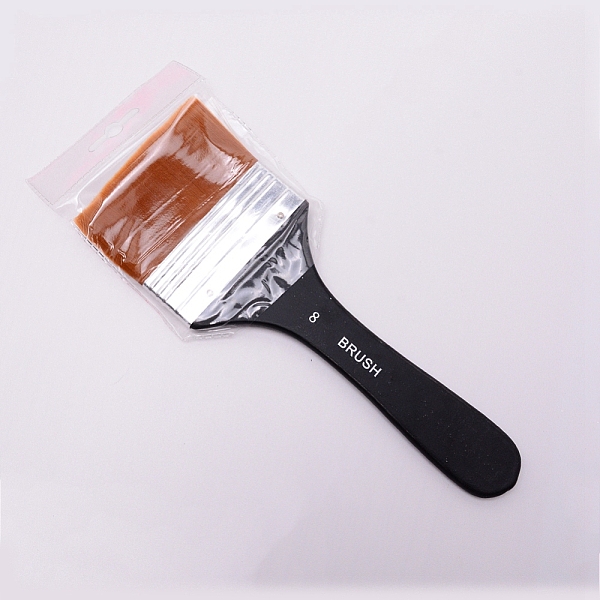 

PandaHall Painting Brush, with Wood Handle, for Painting Art Tools, Black, 219x77.5x7.5mm Wood Black