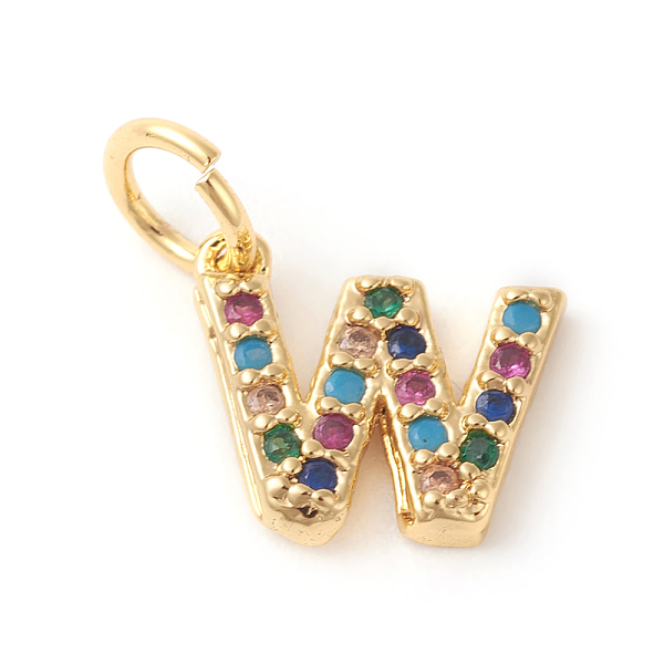 Brass Micro Pave Co… - image