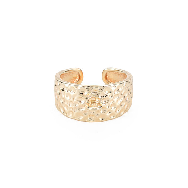 

PandaHall Brass Finger Ring Settings, Loop Ring Base, with Loop, Nickel Free, Golden, US Size 7 3/4(17.9mm) Brass