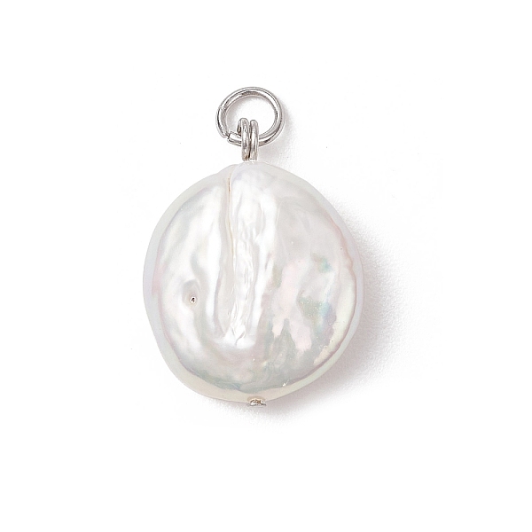 Natural Keshi Pearl Pendants
