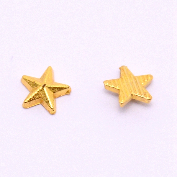 

PandaHall Alloy Cabochons, Epoxy Resin Supplies Filling Accessories, for Resin Jewelry Making, Star, Cadmium Free & Lead Free, Golden...