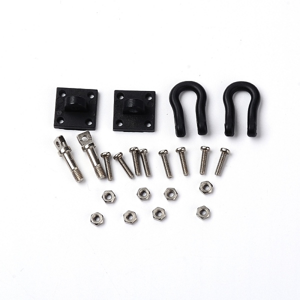 

PandaHall Alloy Climbing Trailer Tow Hook Buckle, Winch Shackles Accessory, Black, 14x14x22mm Alloy Others Black